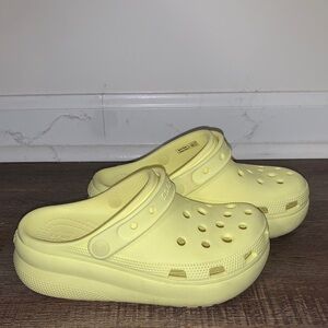 CROCS Kids Sunny Yellow Slippers